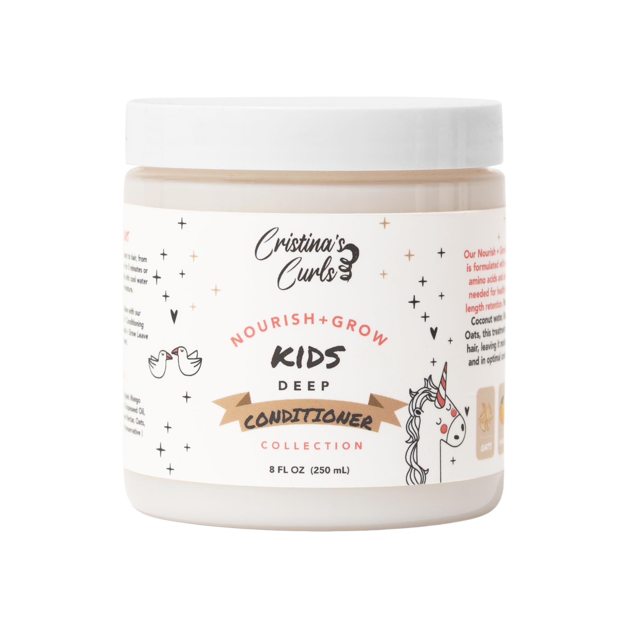 Cristina's Curls Kids Deep Conditioner - Plush Moisture, Slip & Easy Detangling