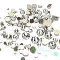 Crystal-Wholesale Austrian Clear Crystal Flatbacks 144pc – Mixed Sizes 2058/2088