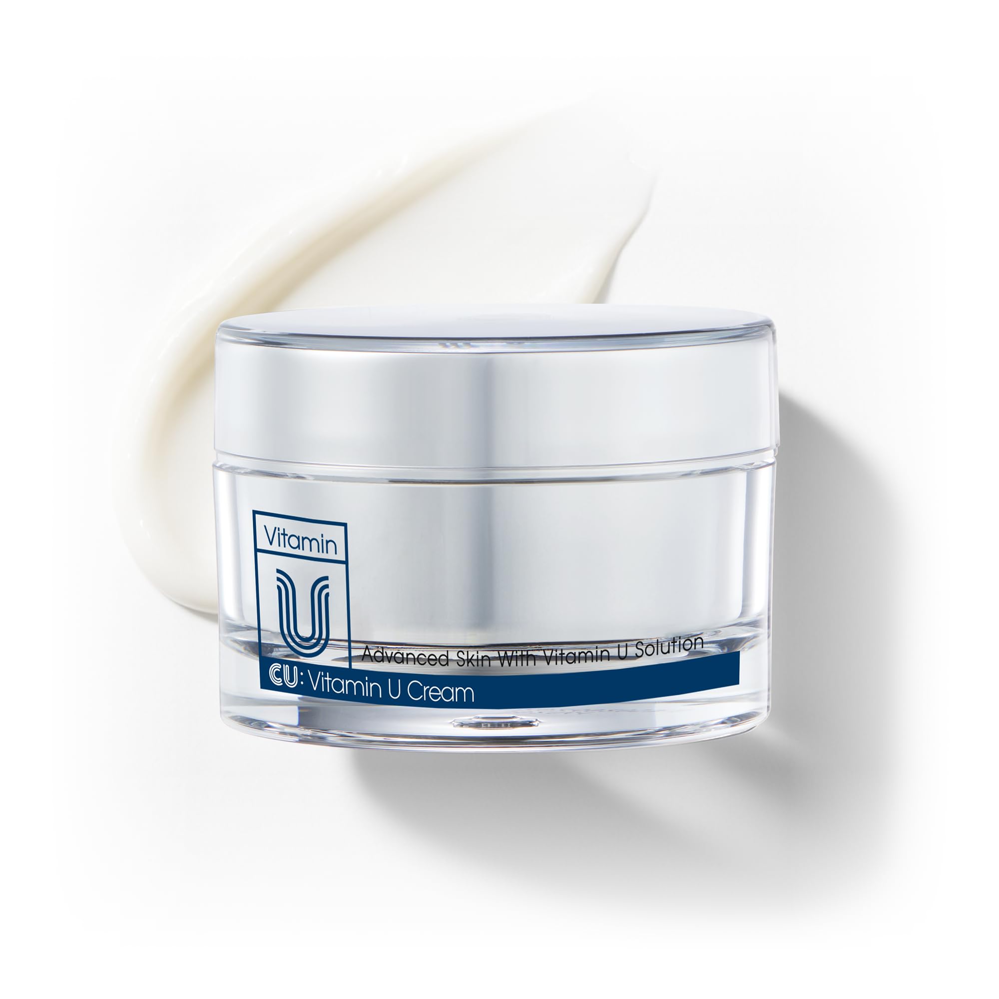 CU: VITAMIN U Moisturizing Cream for Face | Korean Skincare with Adenosine, Niacinamide & Ceramide (50ml)