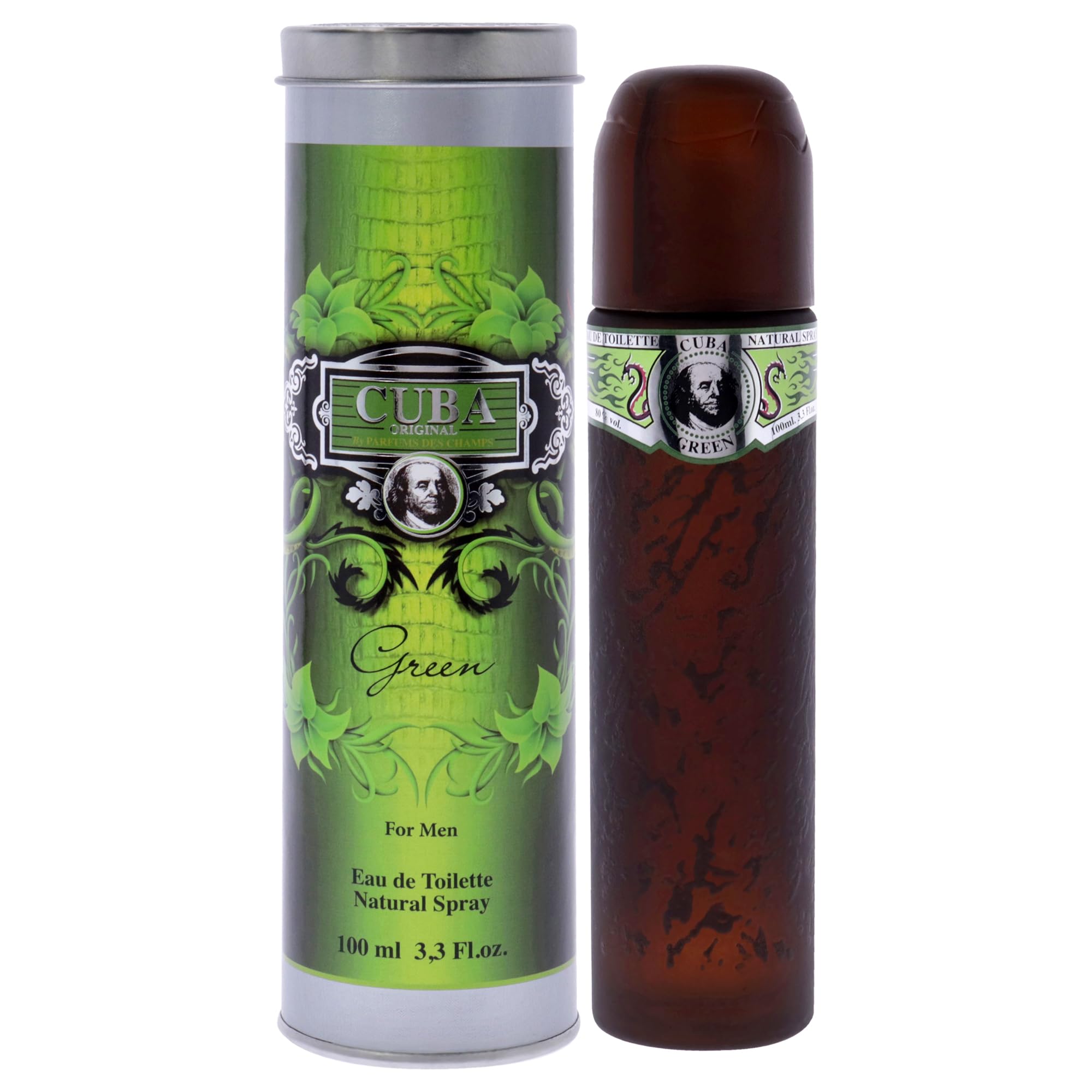Cuba Green for Men by Cuba – 3.3 oz EDT Spray