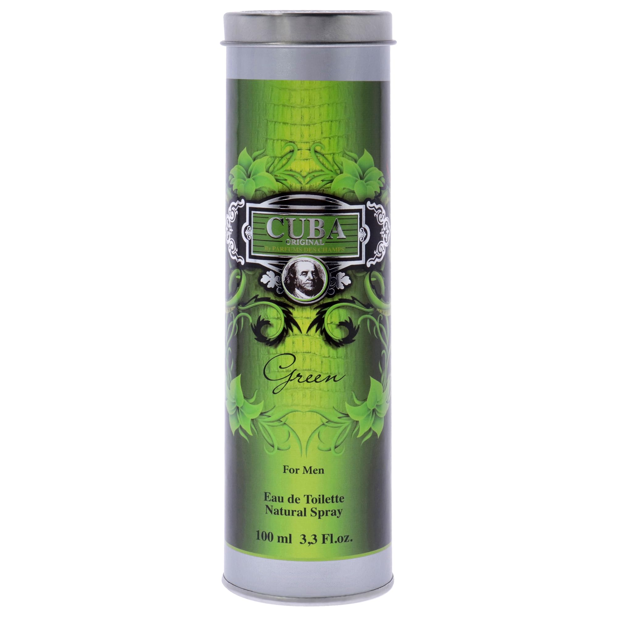 Cuba Green for Men by Cuba – 3.3 oz EDT Spray