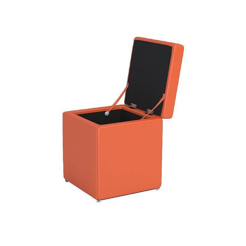 Cube Footstool With Storage