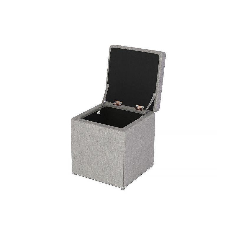 Cube Footstool With Storage