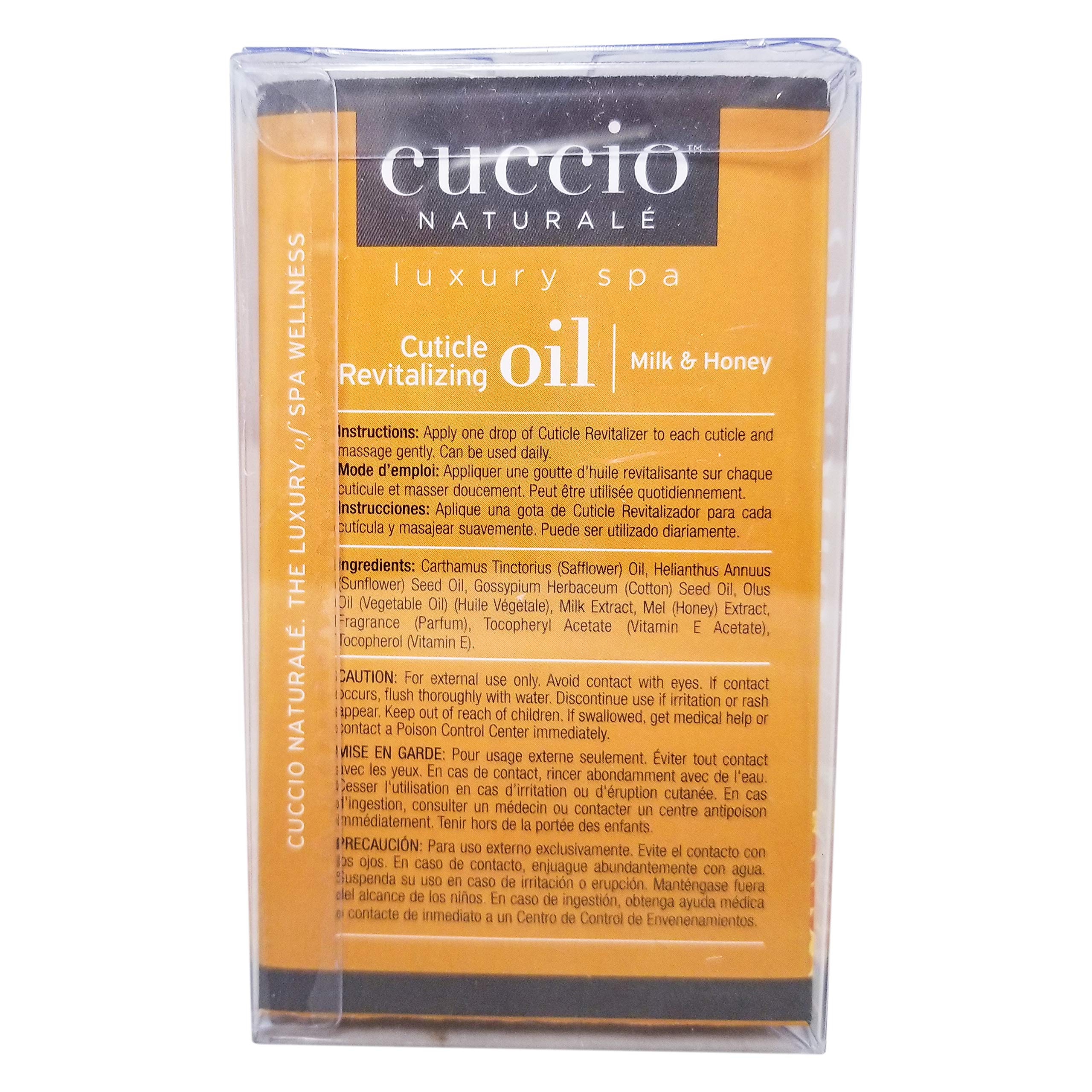 Cuccio Revitalize Cuticle Oil Milk & Honey – Deep Nourishment for Nails & Cuticles | 2.5 oz
