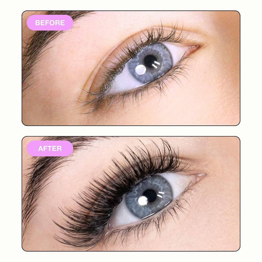 Curacoro Promade Wispy Fans – 9D 0.05D, 17mm Lash Extensions (500 Count)