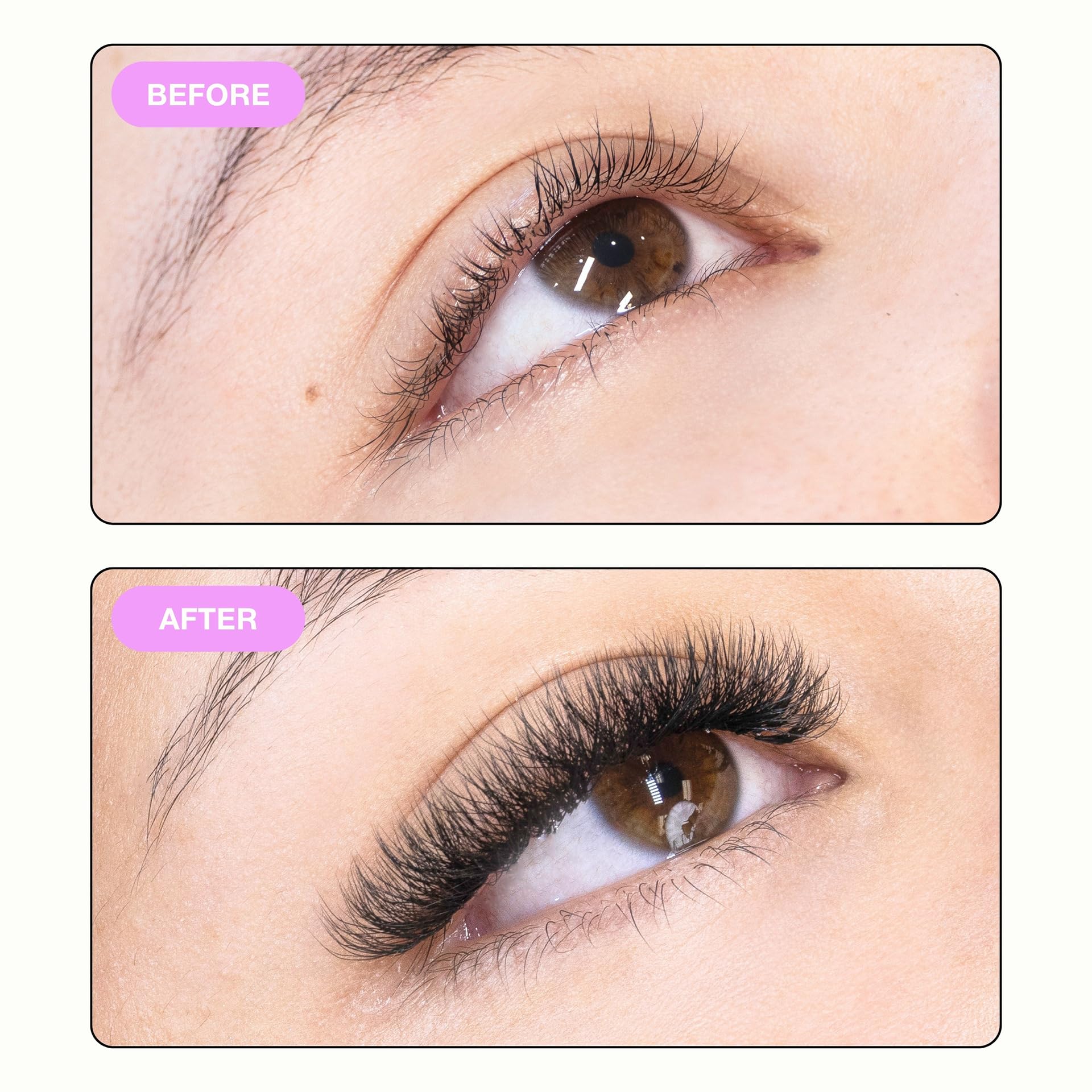 CURACORO W Eyelashes Extensions - 3D Handmade Volume, 0.07 C Curl, 12mm, Easy Application