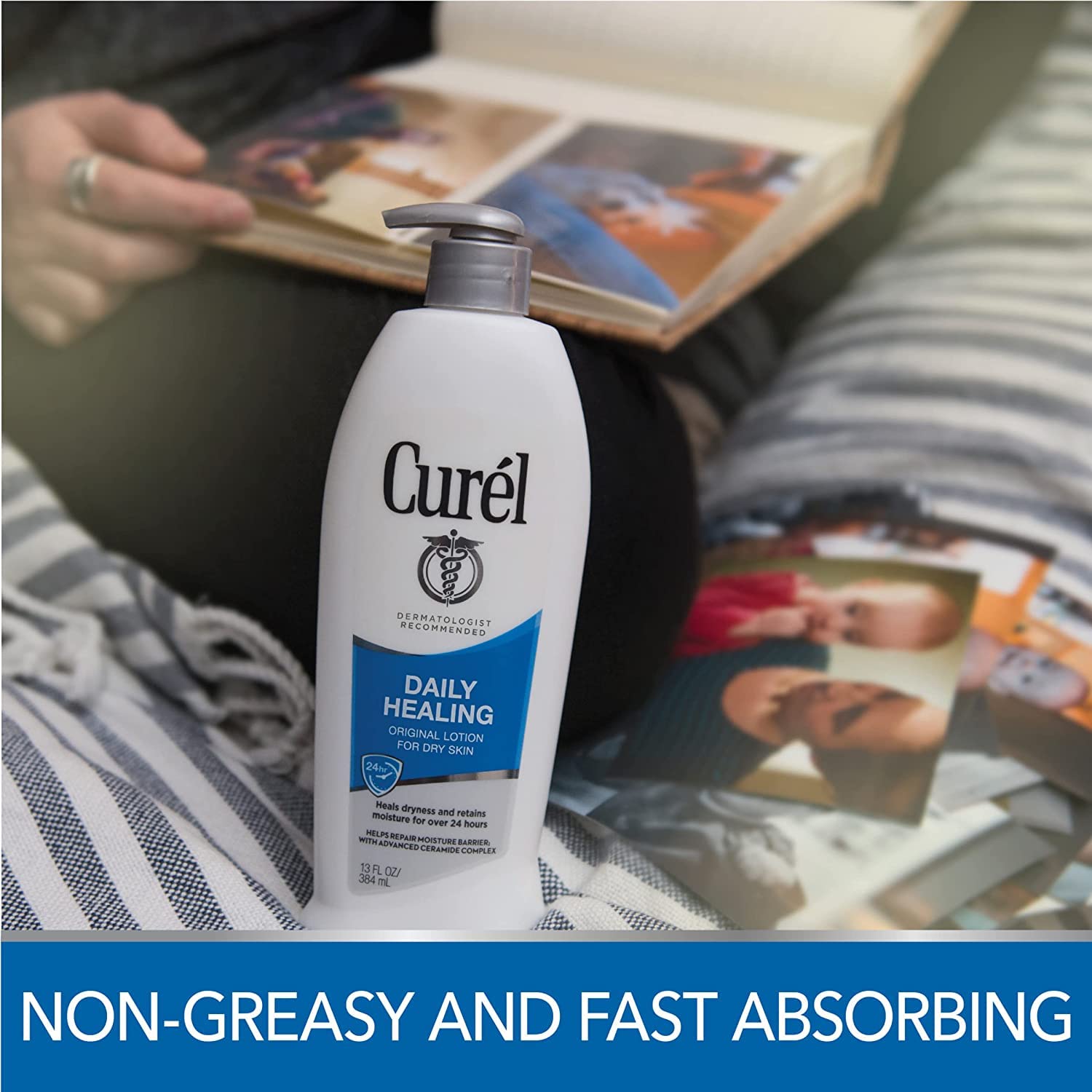Curel Daily Healing Moisture Lotion Original Formula – 13 Fl Oz (Pack of 2)