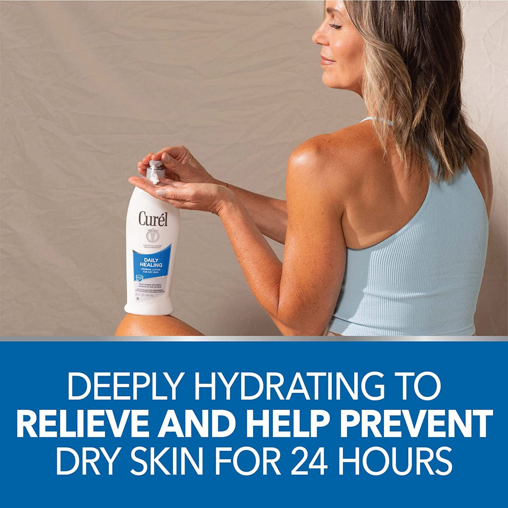 Curel Daily Healing Original Lotion for Dry Skin – 13 oz (Pack of 6)