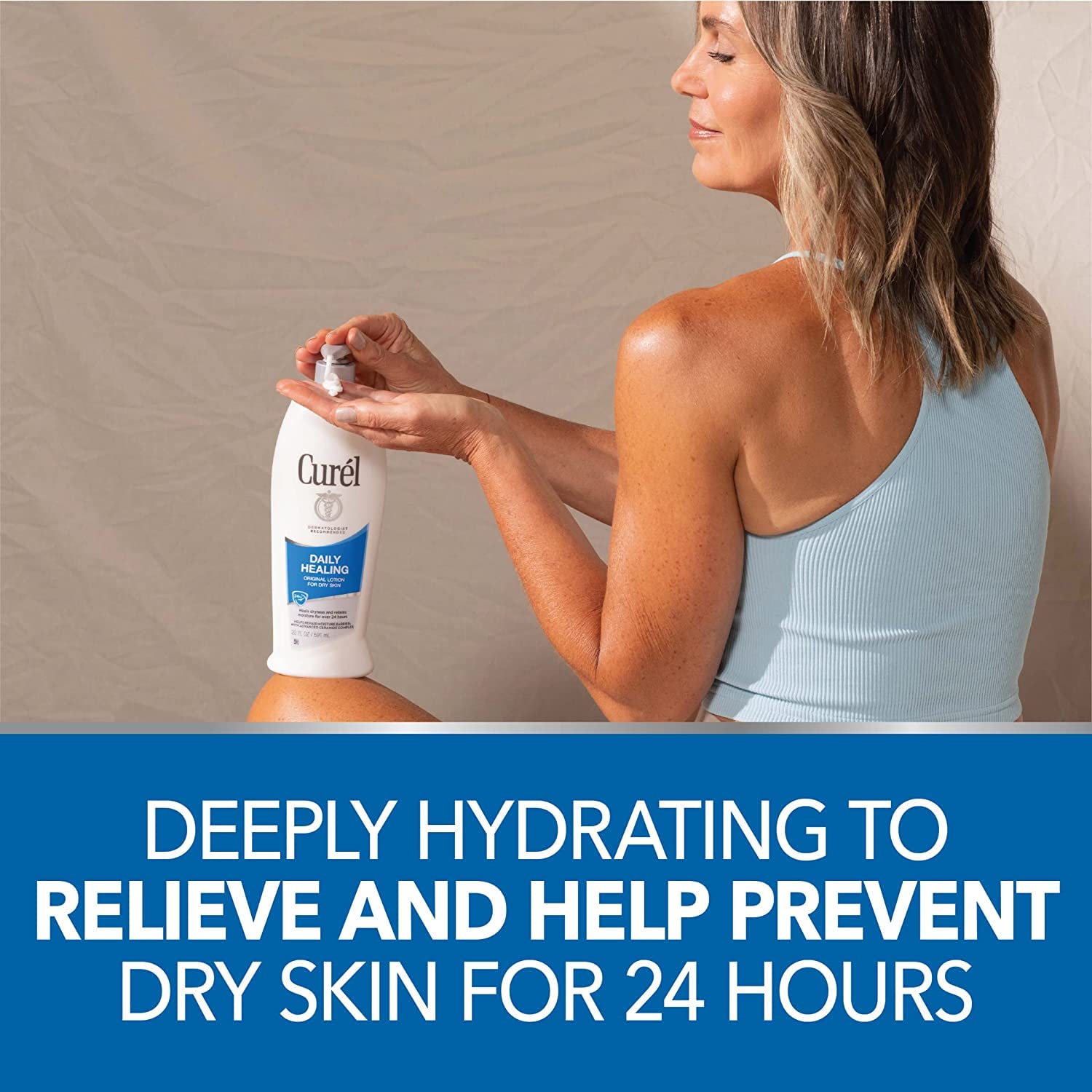Curel Daily Healing Original Lotion for Dry Skin – 13 oz (Pack of 6)