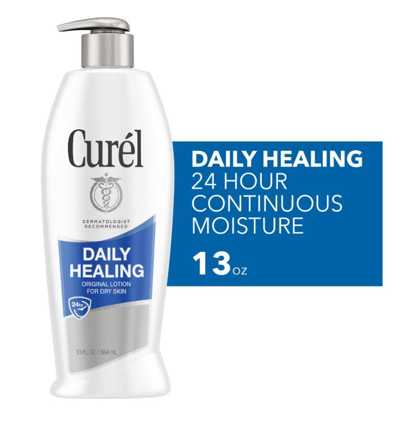 Curel Daily Healing Original Lotion 13 oz Pack of 3 | 24-Hour Hydration for Dry Skin
