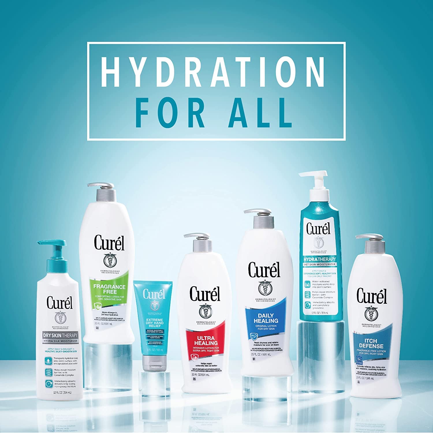 Curel Daily Healing Original Lotion for Dry Skin – 13 oz (Pack of 6)