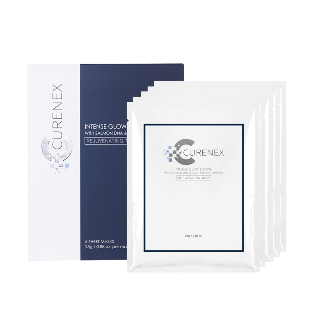 CURENEX Rejuvenating Salmon DNA Mask 30g (Pack of 5) – Hydration, Elasticity & Radiant Glow
