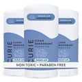 Curie Ocean Air Natural Deodorant for Women – Aluminum-Free, 3-Pack