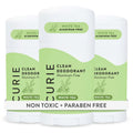 Curie Natural Deodorant for Women – White Tea – Aluminum-Free, Vegan, Paraben-Free (3-pack)