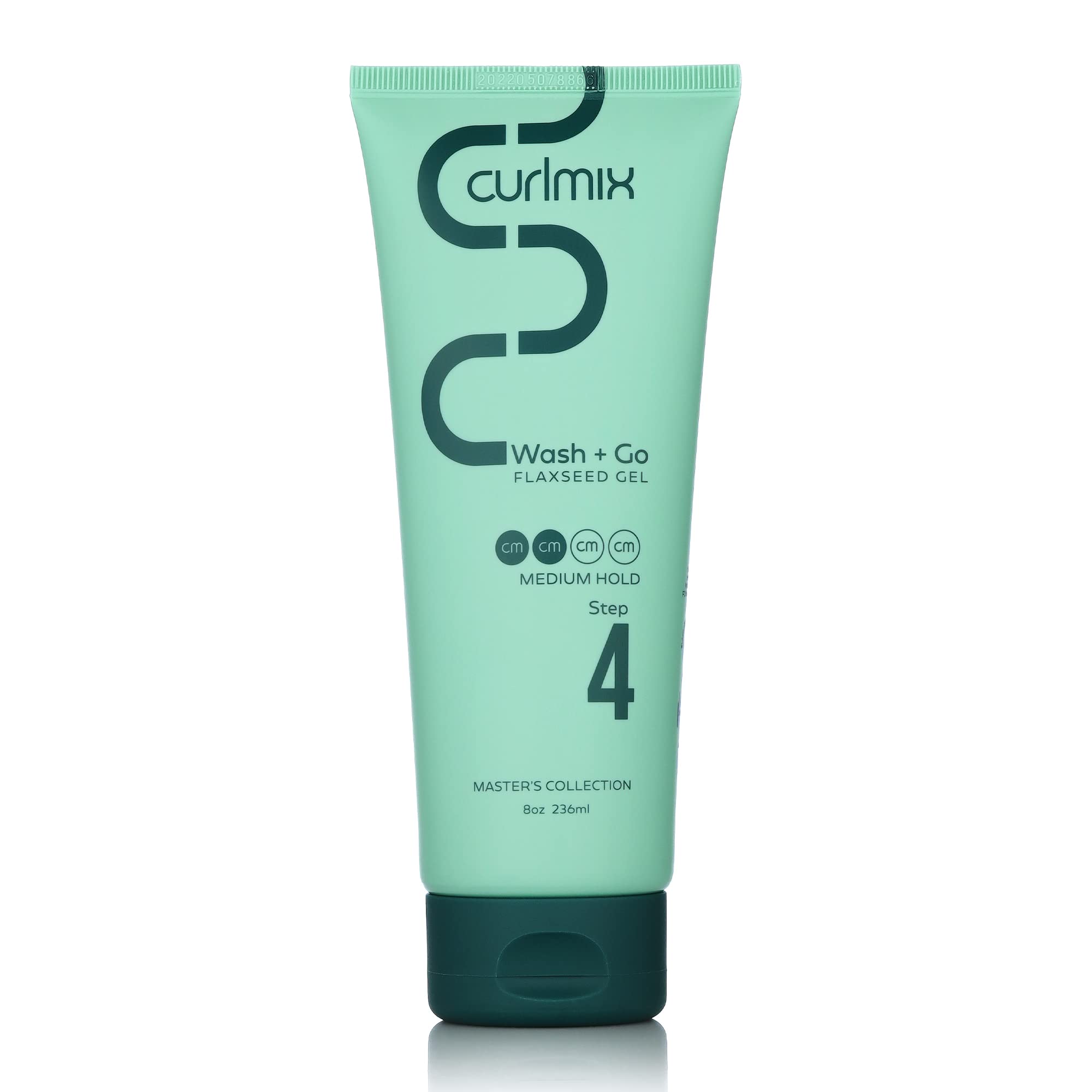 CurlMix Flaxseed Gel – Medium Hold for Defined, Elongated Curls | Wash + Go for Curly Hair