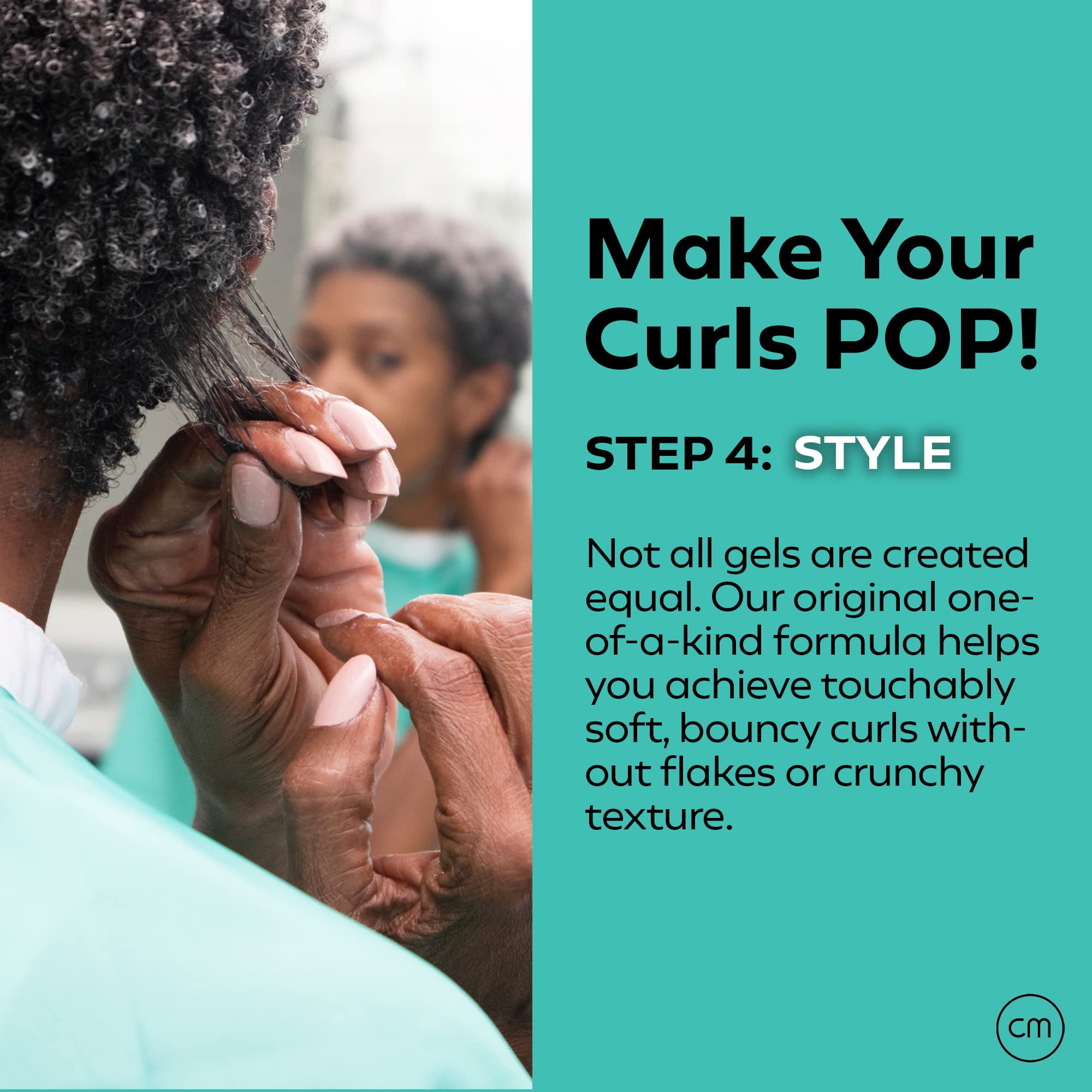 CurlMix Flaxseed Gel – Medium Hold for Defined, Elongated Curls | Wash + Go for Curly Hair
