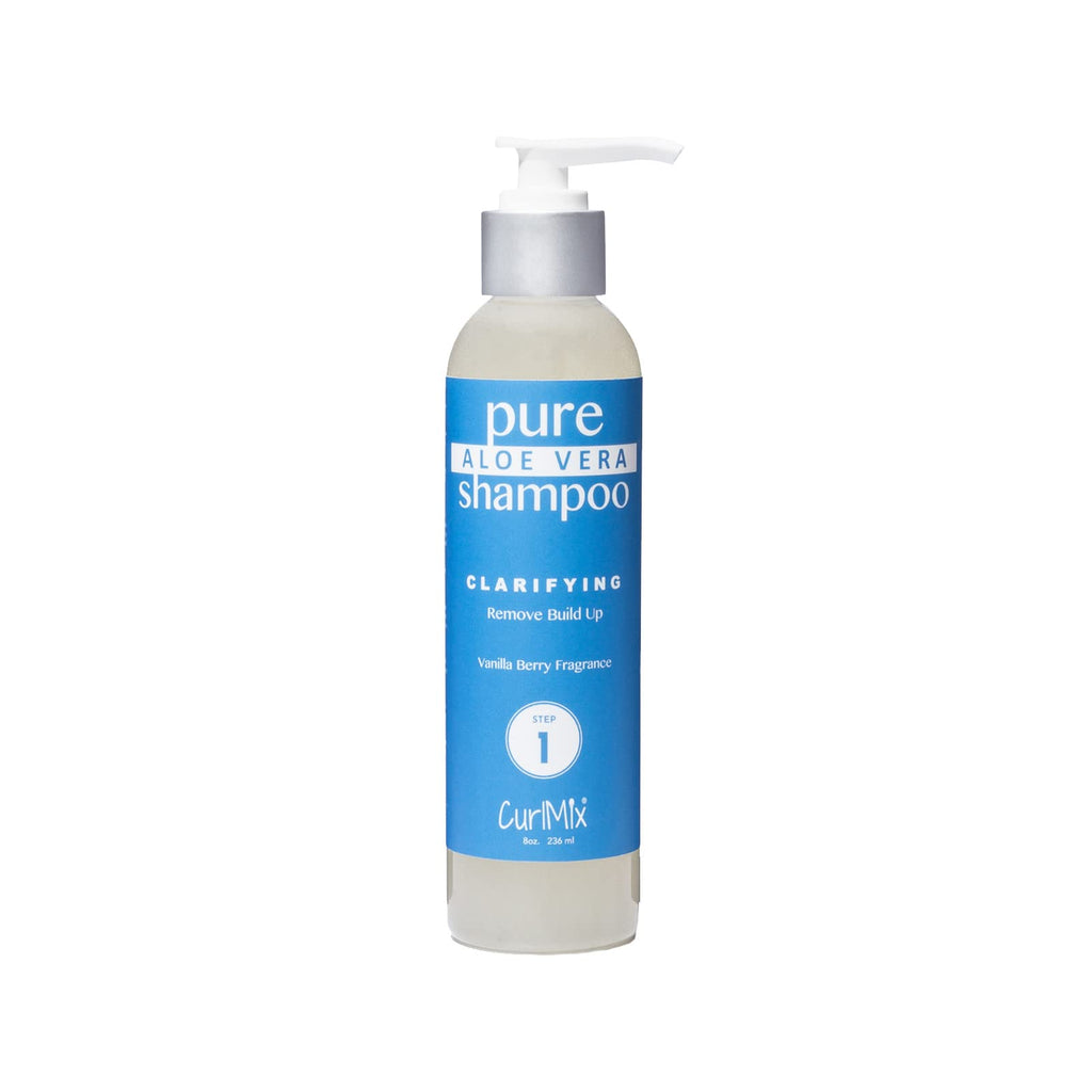 CurlMix Shampoo for Curly Hair with Aloe Vera – Vanilla Berry Fragrance | Paraben Free & Sulfate Free