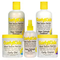 CurlyKids Super Detangle Spray Bundle | Detangler Spray, Shampoo, Conditioner, Gel & Creme for Curly, Frizzy & Wavy Hair