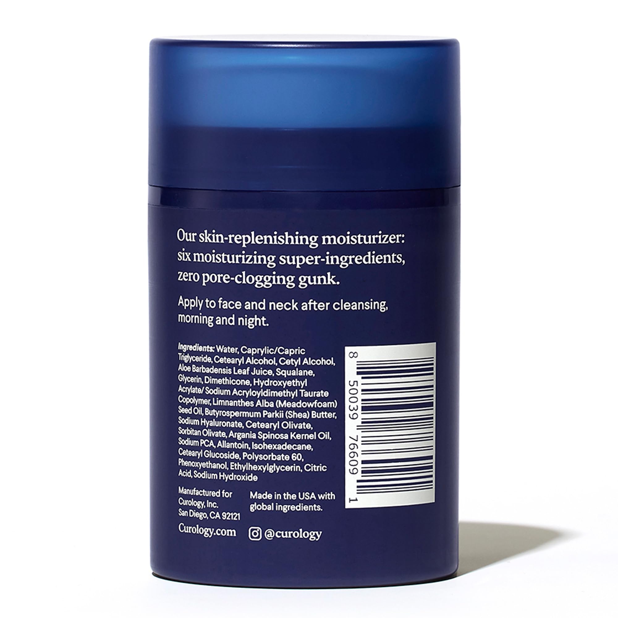 Curology Cream Moisturizer – Rich Hydrating Face Lotion with Shea Butter & Hyaluronic Acid (1.7 fl oz)