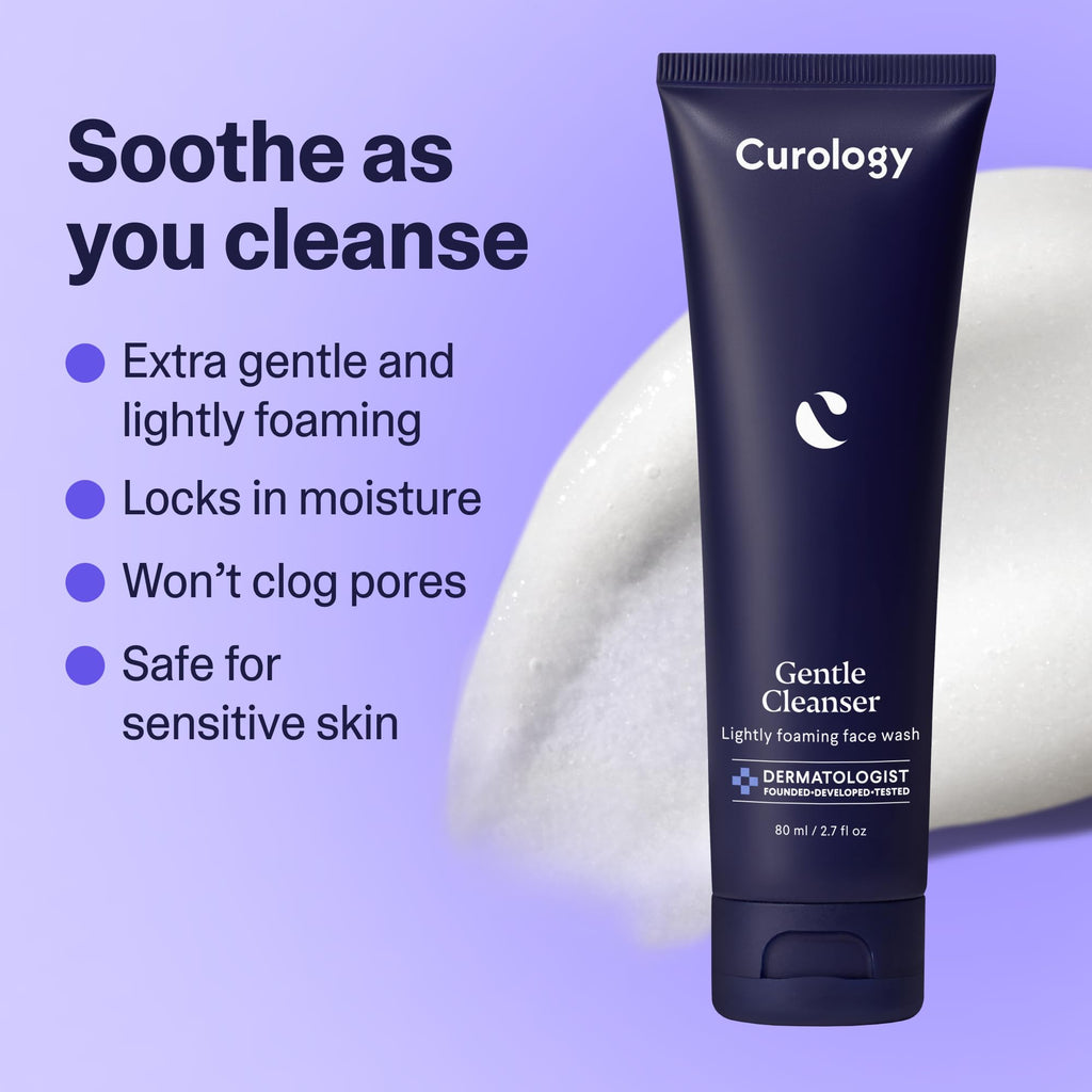 Curology Essentials Bundle: Gentle Cleanser, Emergency Spot Patches & Lightweight Gel Moisturizer