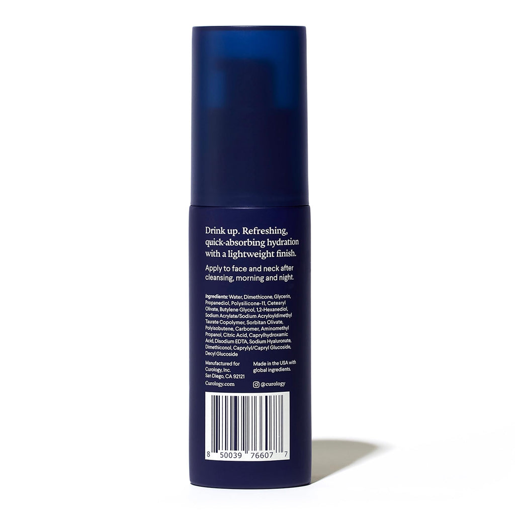 Curology Gel Face Moisturizer | Lightweight Hyaluronic Acid Daily Lotion for All Skin Types | 1.7 fl oz