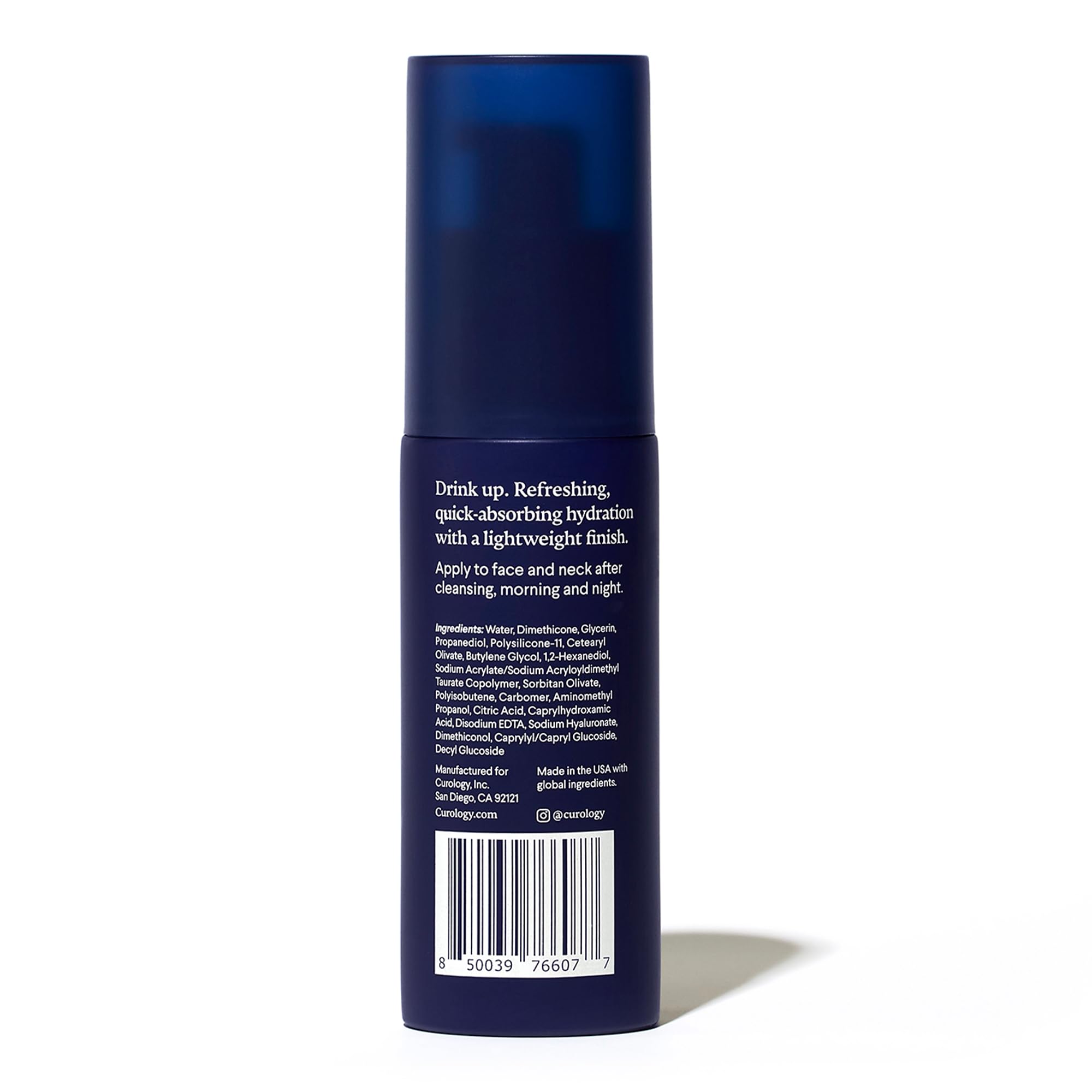 Curology Gel Face Moisturizer | Lightweight Hyaluronic Acid Daily Lotion for All Skin Types | 1.7 fl oz