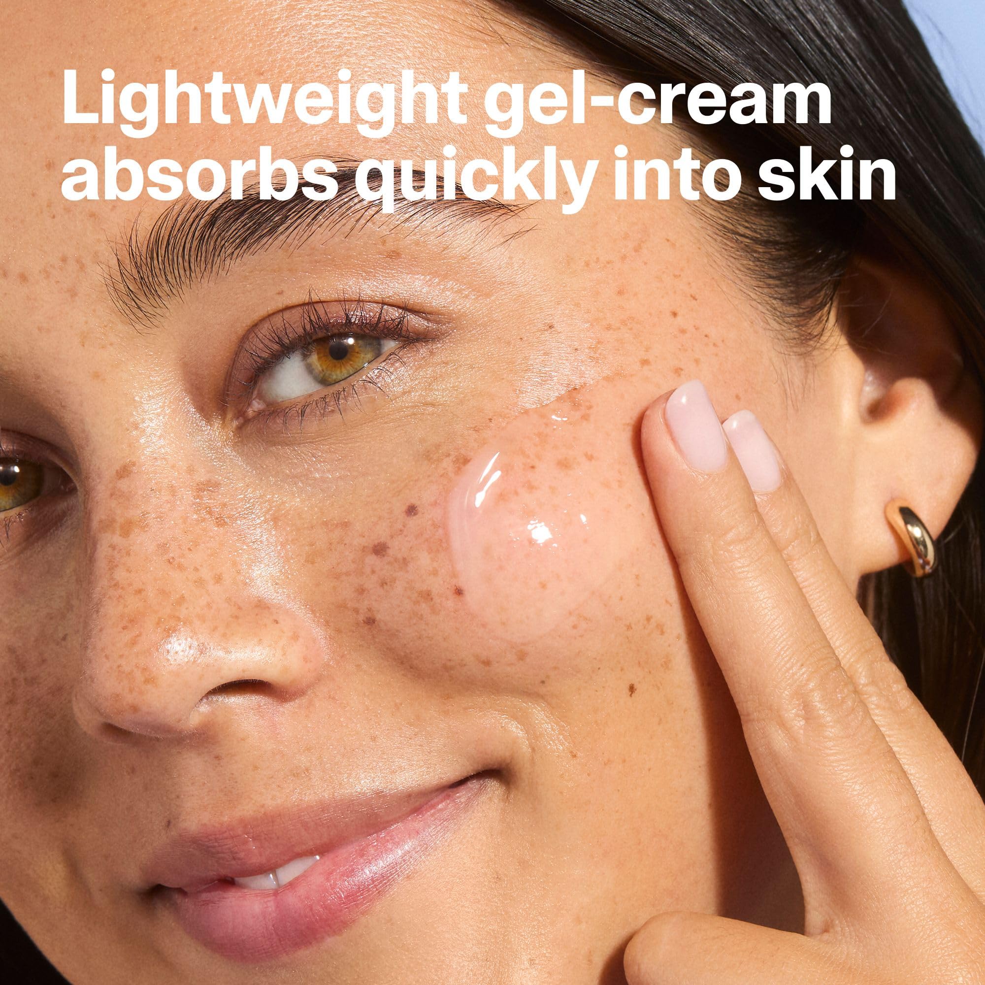 Curology Hydro+ Gel Cream Moisturizer – Lightweight Hydration for Sensitive Skin (1.7 fl oz)