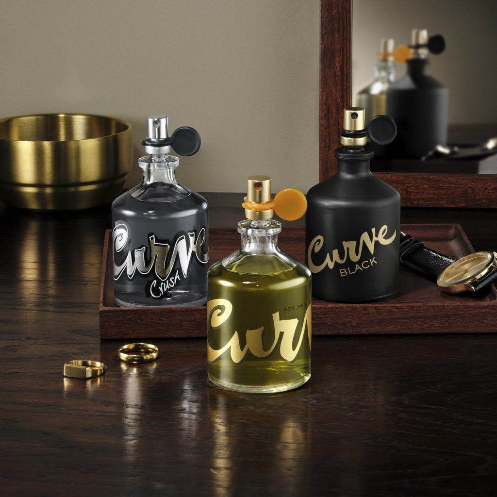 Curve Men Cologne Fragrance Spray — Spicy Woody Magnetic Scent for Day or Night, 6.8 fl oz