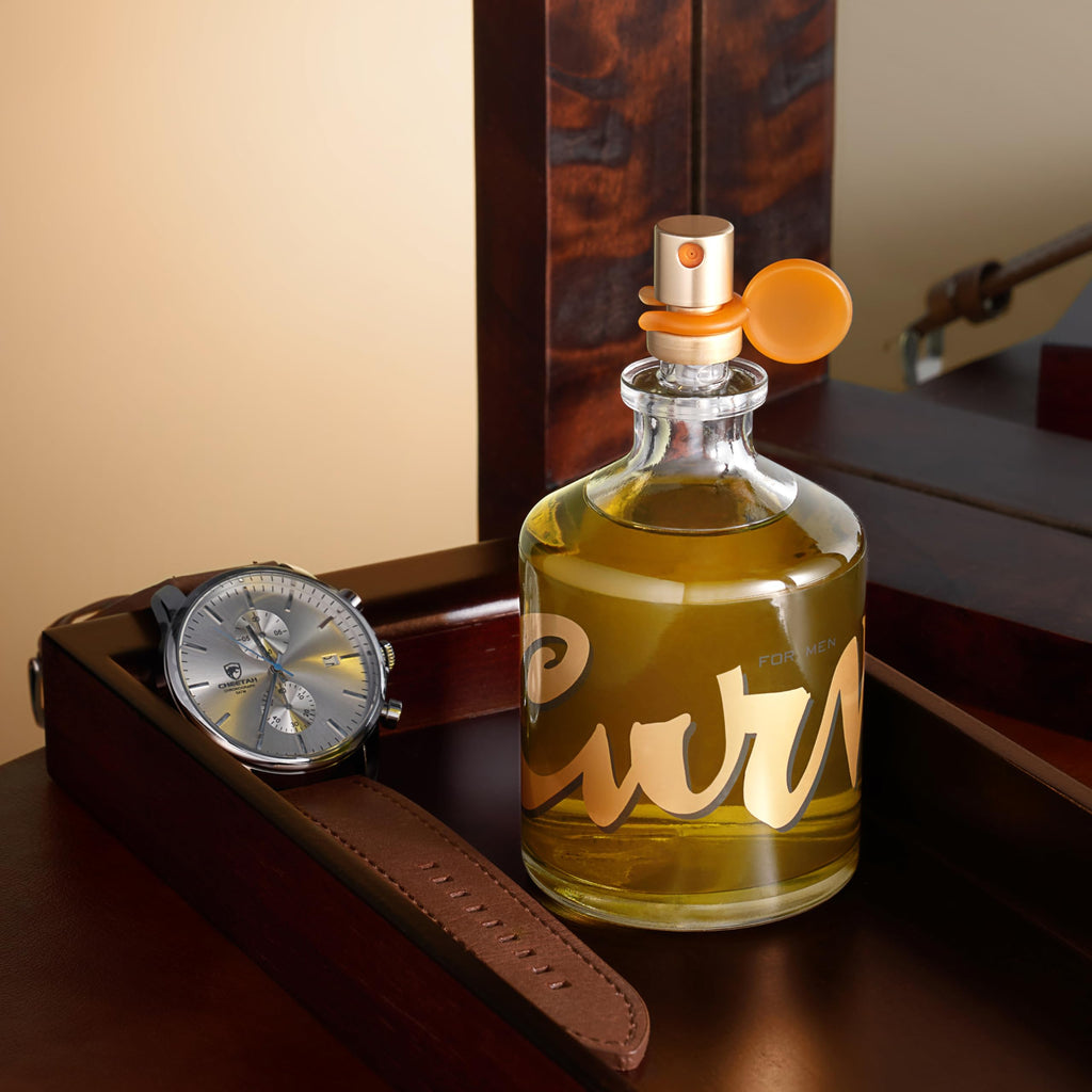 Curve Men Cologne Fragrance Spray — Spicy Woody Magnetic Scent for Day or Night, 6.8 fl oz
