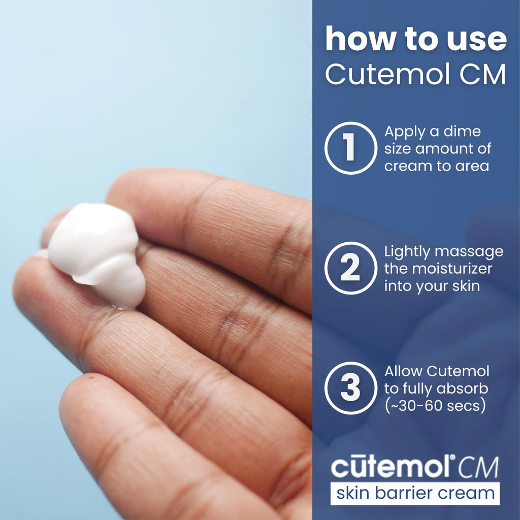 Cutemol CM Emollient Cream – Ceramides & Beeswax for Dry Skin (2.75 oz)
