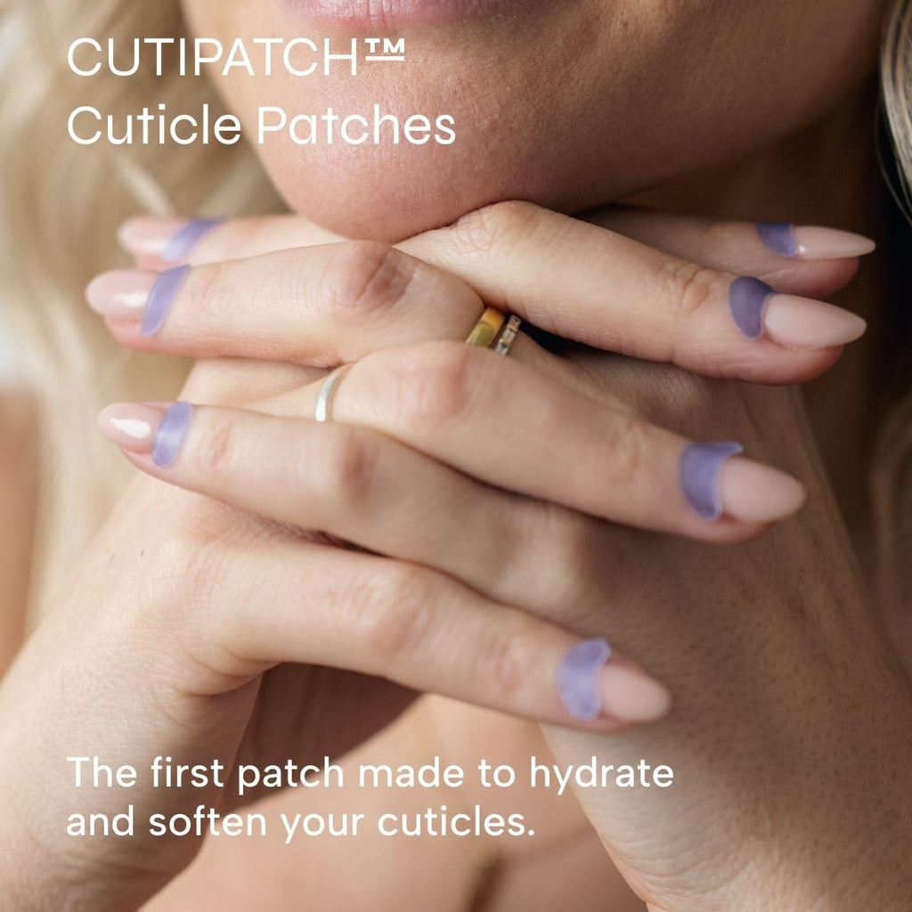CUTIPATCH Cuticle Patches – Hydrate, Protect & Soften Dry Cuticles | 45 Count (3 Sets + Spares)