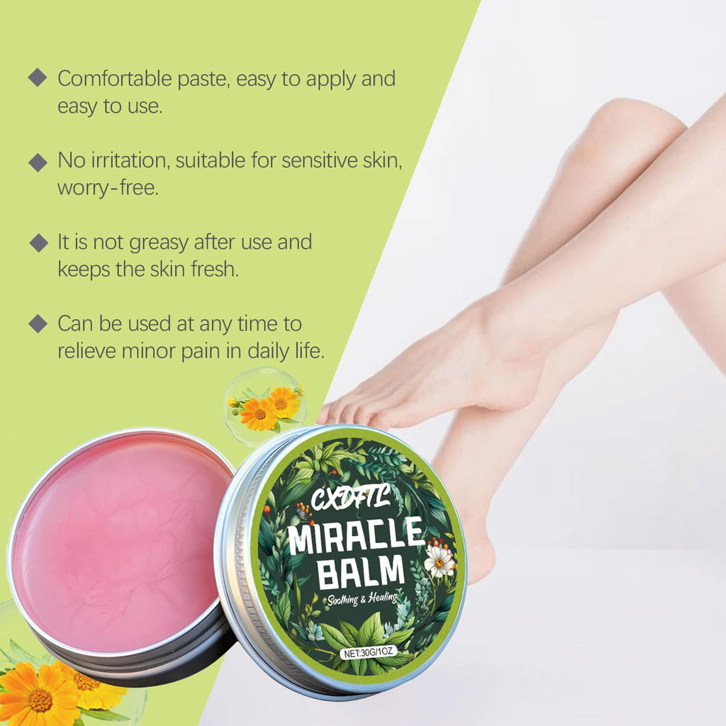 CXDFTL Miracle Balm – 2 Pack with Natural Ingredients for Relaxed, Comfortable Skin | Balm for Legs, Arms & Back