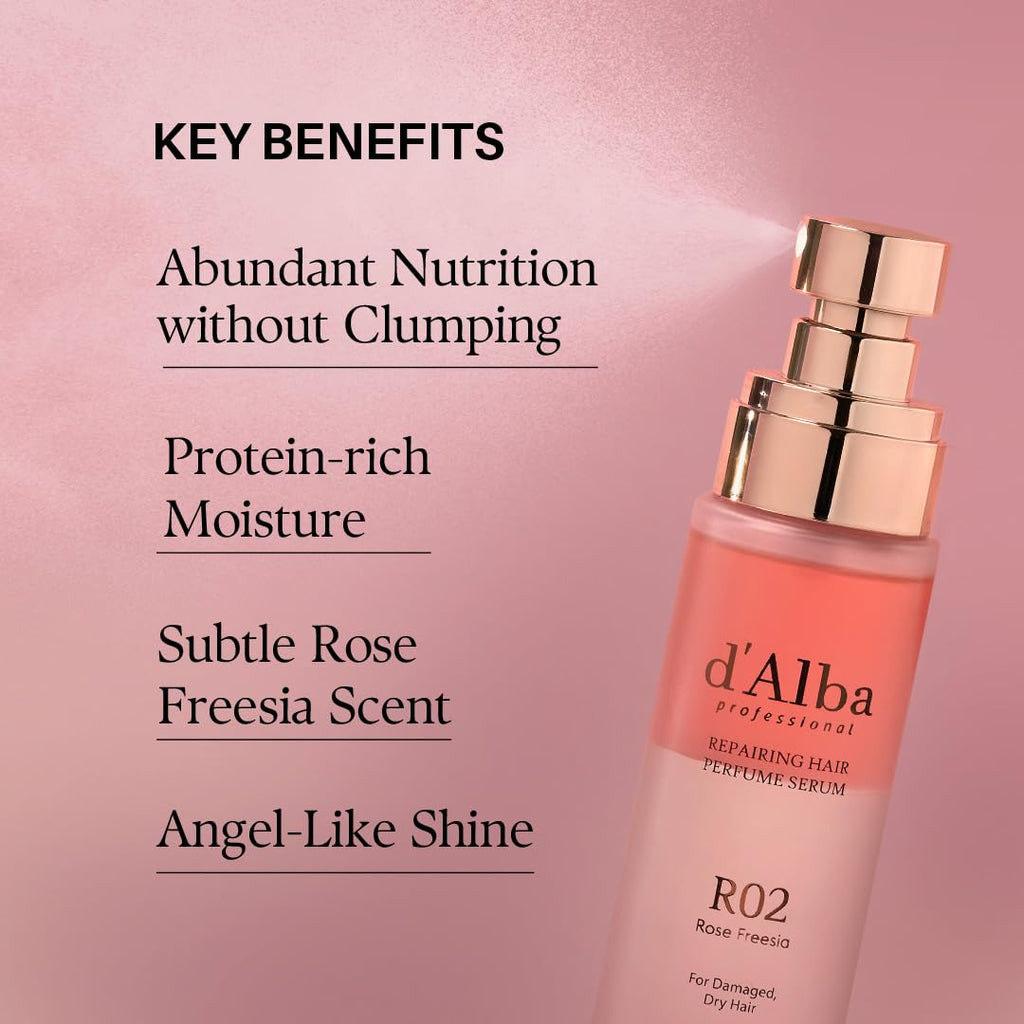 d'alba Piedmont White Truffle Hair Repairing Serum – Fragrance, 3.38 fl oz