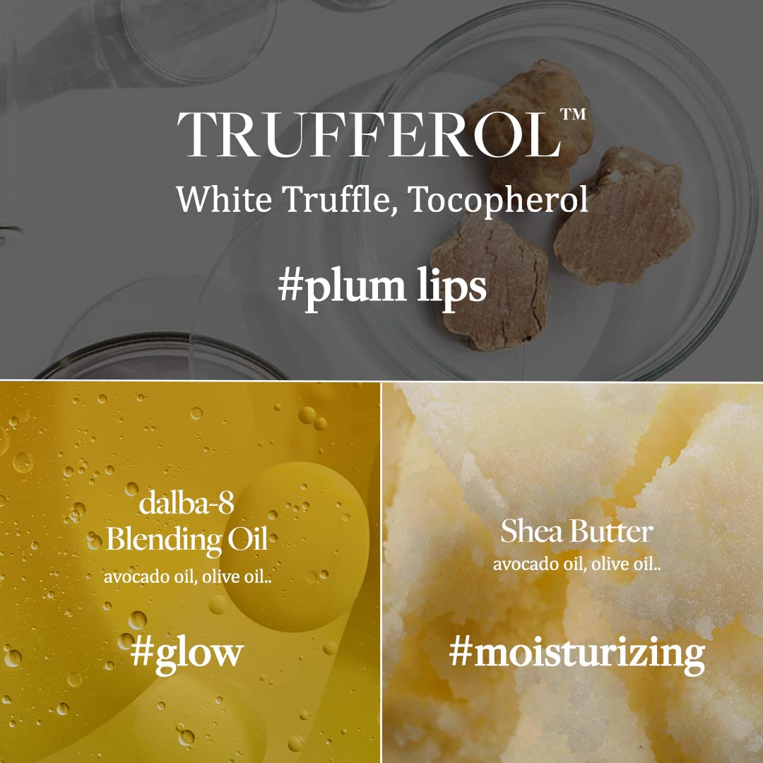 d'alba Piedmont White Truffle Nourishing Lip Balm – Vegan Hydration & Glowy Finish