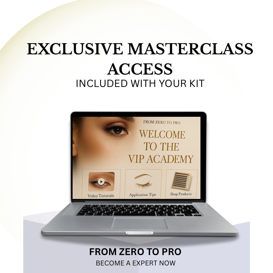 Cluster Lash Kit D’Escandón – Reusable Lashes with Magnetic Tray and Mirror