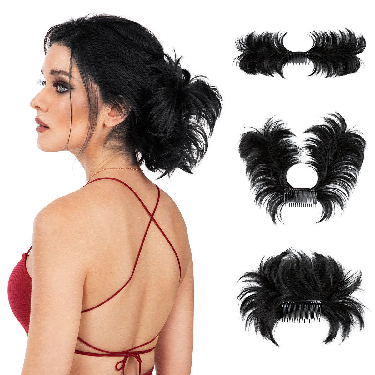 European And American Wig Set Women's Adjustable Grip