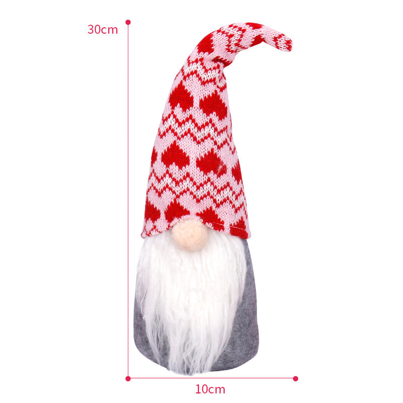 Valentine's Day Decoration Gift Rudolph Doll Faceless Doll