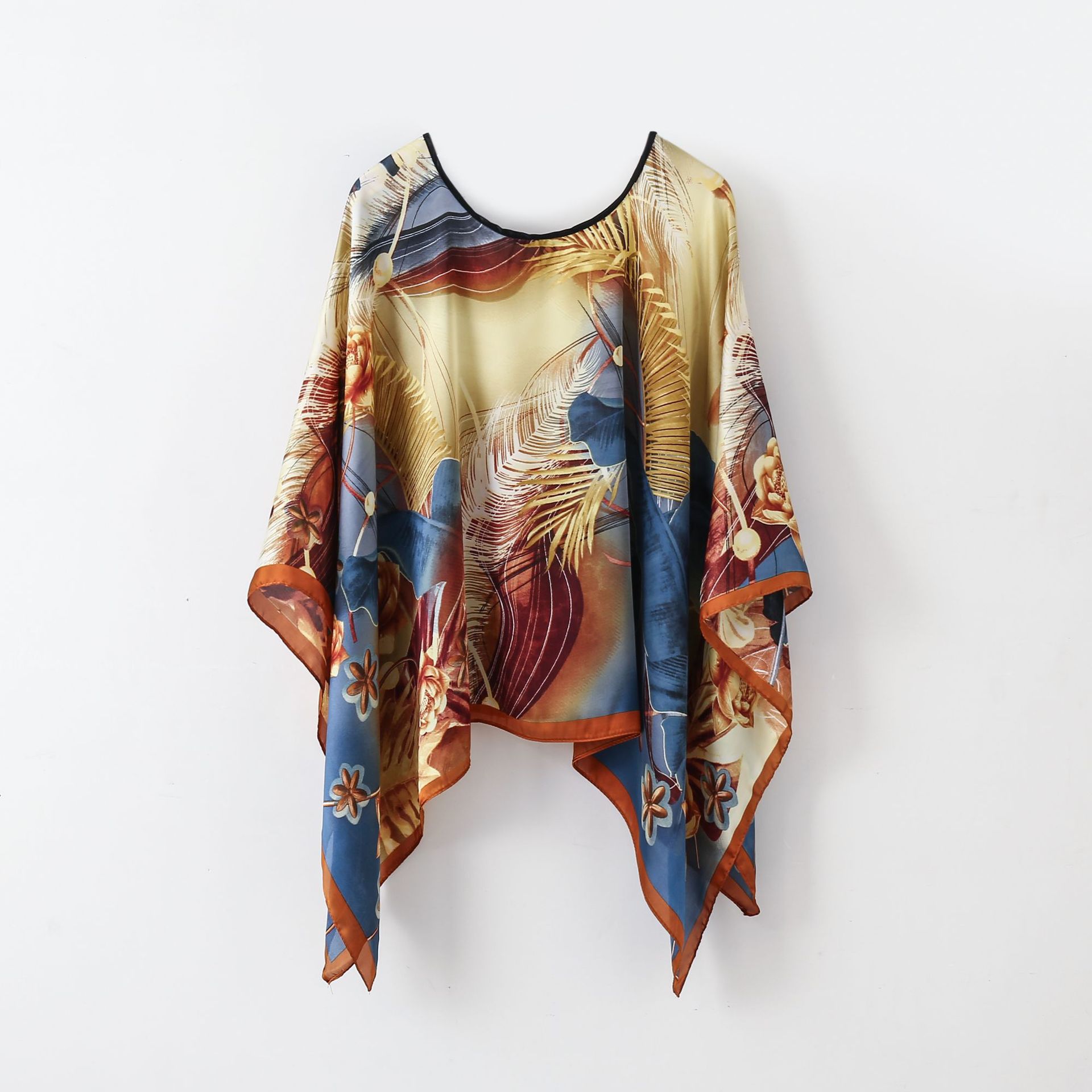 Pullover Shawl Outerwear Cover-up Multifunctional Scarf