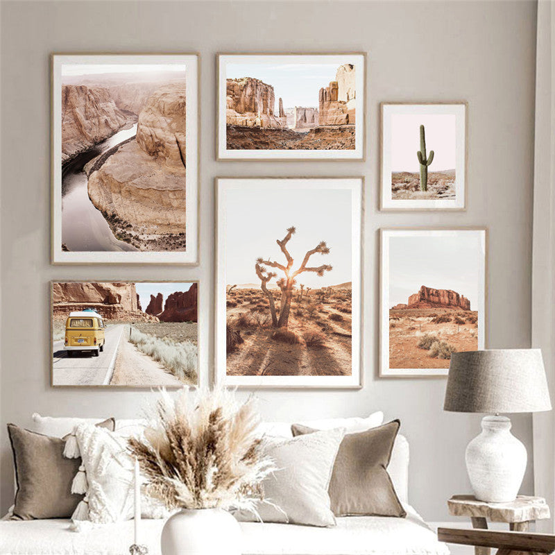 Living Room Decorated Canvas Painting