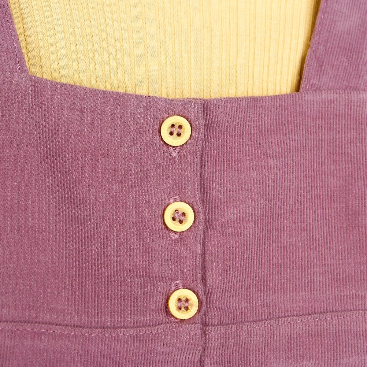 Cassiope Salopette Skirt & Sweatshirt - Damson