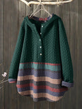 Short Coat Ethnic Style Printed Long-sleeved Mid-length Women's Coat