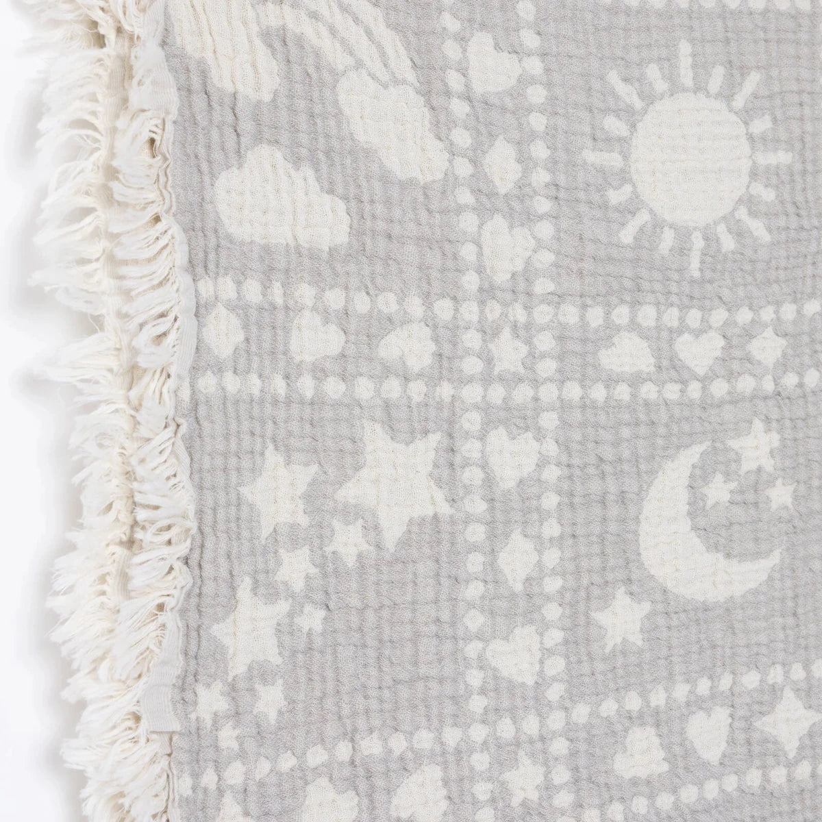 Mollia Sky Print Muslin Baby Blanket (80 x 100 cm)