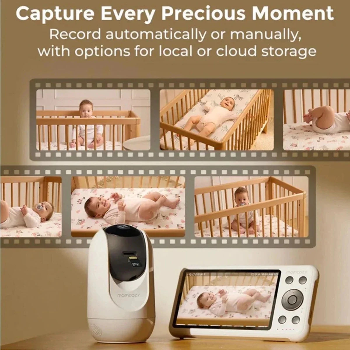 Momcozy BM04 5" Dual-mode Smart Baby Monitor & Camera