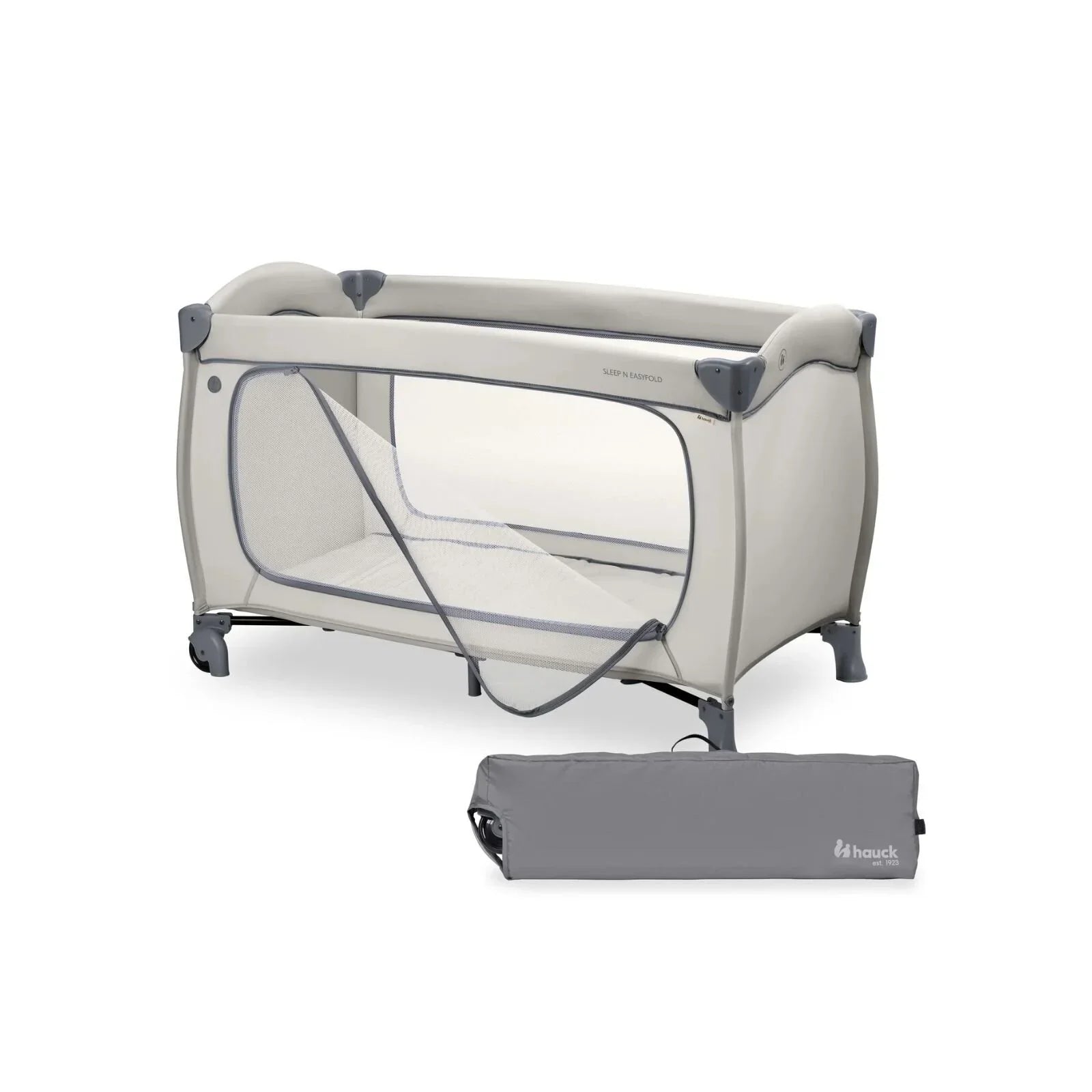 Hauck Sleep N Easyfold Travel Cot - Dark Grey