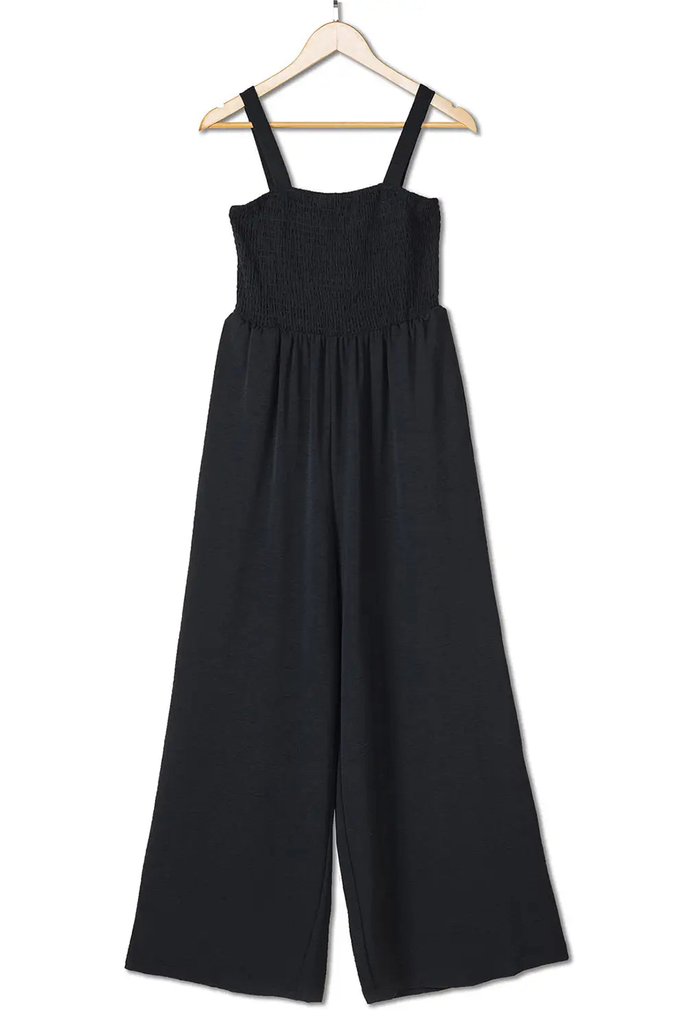 Smocked Square Neck Wide Leg Jumpsuit Women UK