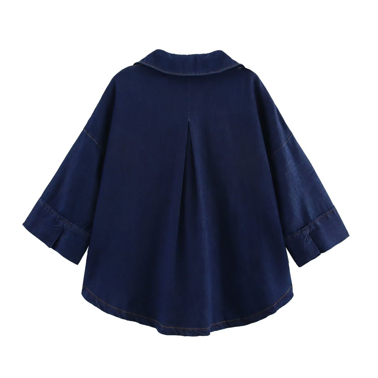 Women's Summer New Denim Shirt High Waist Jeans