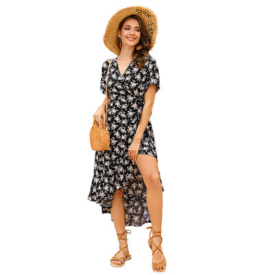 New Floral Chiffon Dress Women