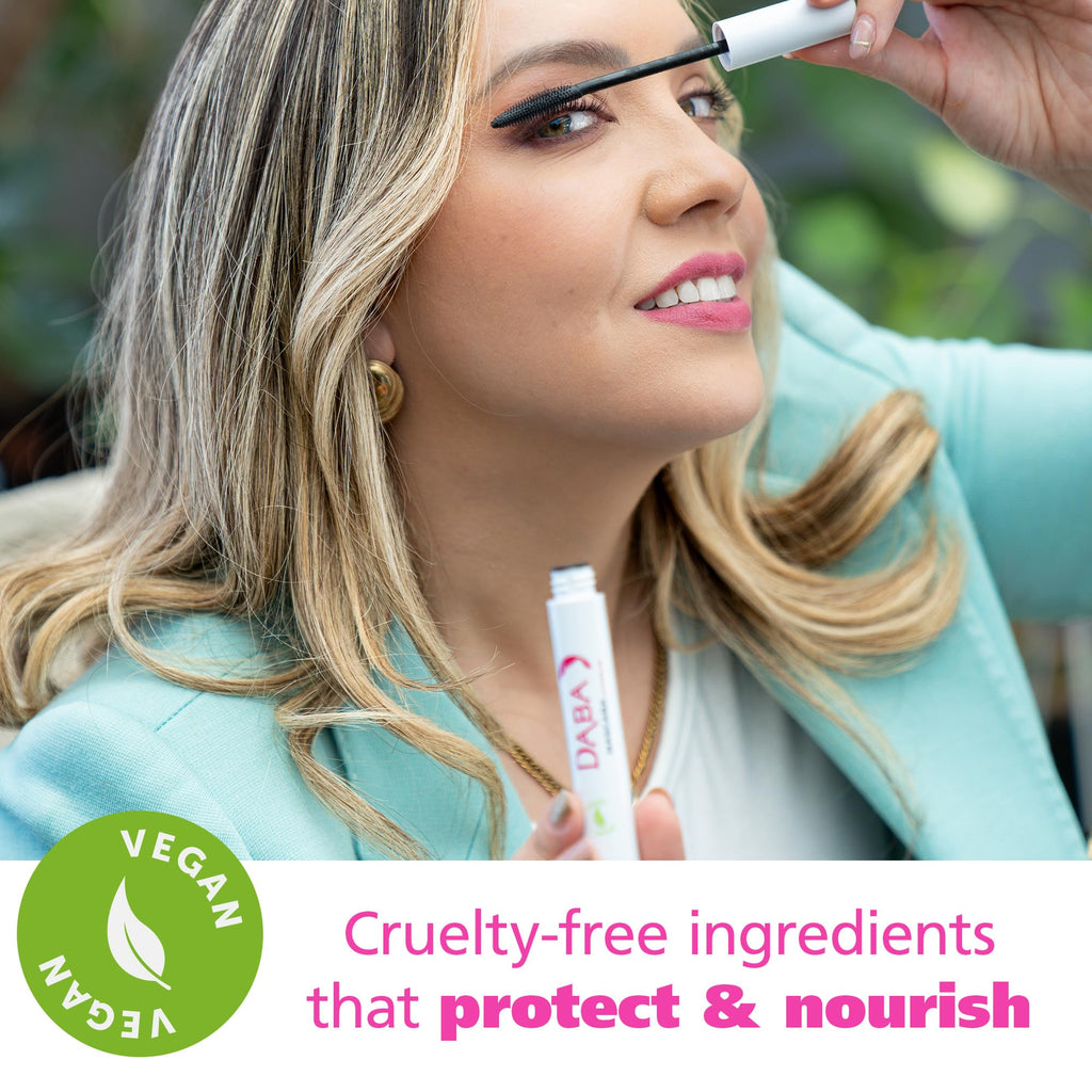 DABALASH Trio Combo – Lash & Brow Growth Serum + Waterproof Mascara & Vegan Mascara (0.18 oz, 0.45 oz & 0.3 oz) – Naturally Longer, Fuller Lashes & Brows