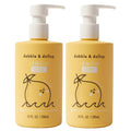 Dabble & Dollop Lemon Body Wash & Shampoo — 3-in-1 Kid’s Bath (10oz x2) | Tear-Free, Vegan