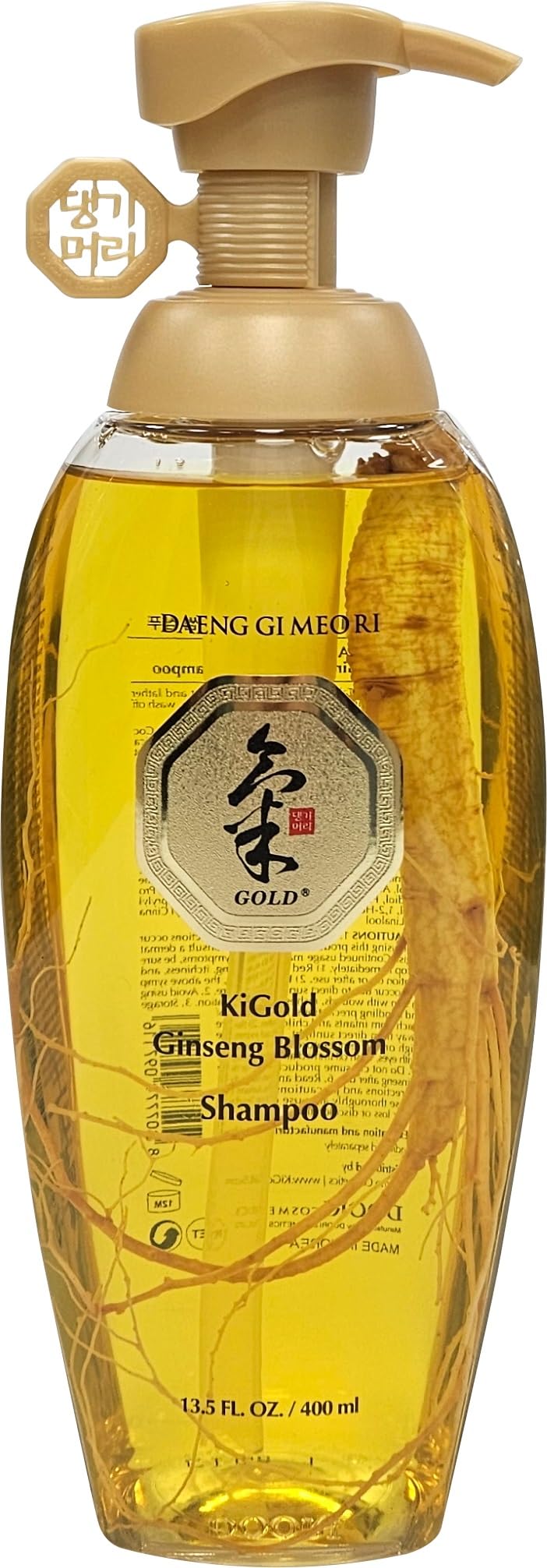 Daeng Gi Meo Ri Ki Gold Ginseng Blossom Hair Set - Shampoo and Treatment (400 ml each)